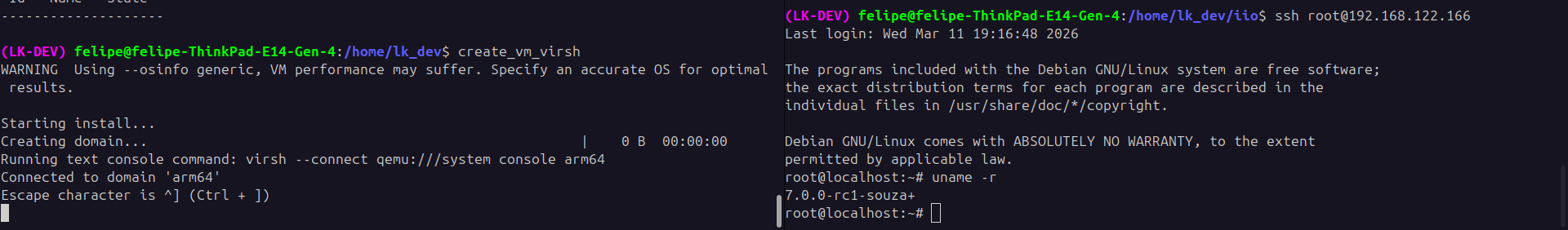 evidência de filesystem compartilhado