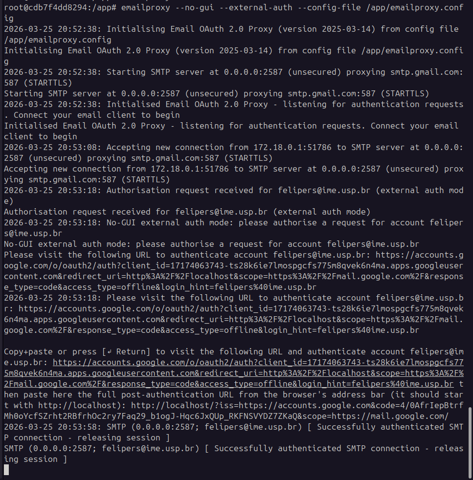 log do servidor proxy