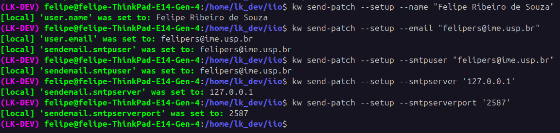 kw email config